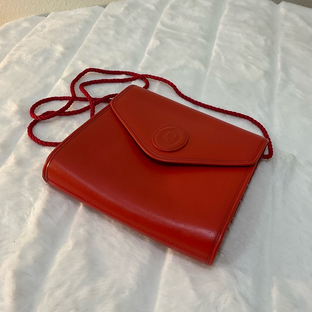 Christian Dior red crossbody bag ❣️
